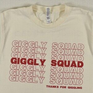 Giggly Squad Comedy Tour T Shirt Small Paige Desorbo Hannah Berner Podcast Merch